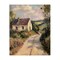 Stupell Industries Scenic Cottage Road Canvas Design by Petal Prints Design